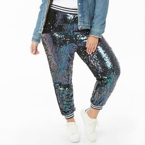 Sequin joggers